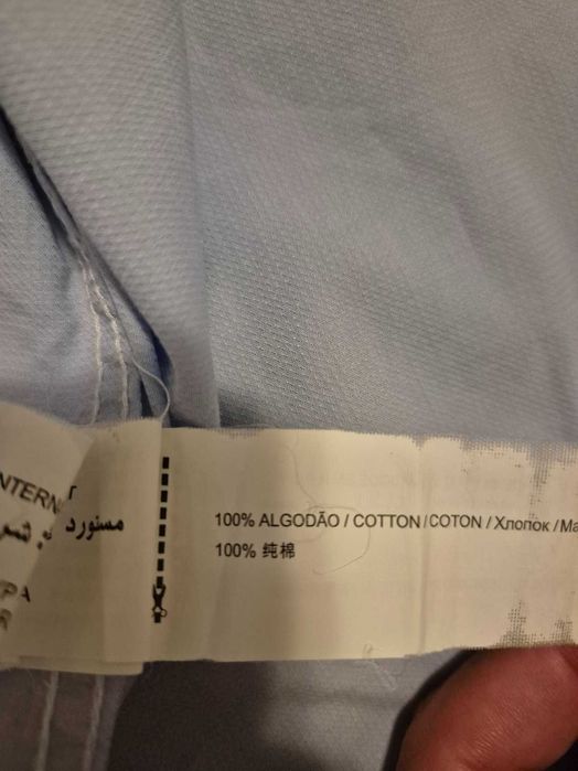Camisa de homem azul clara Giovanni Galli