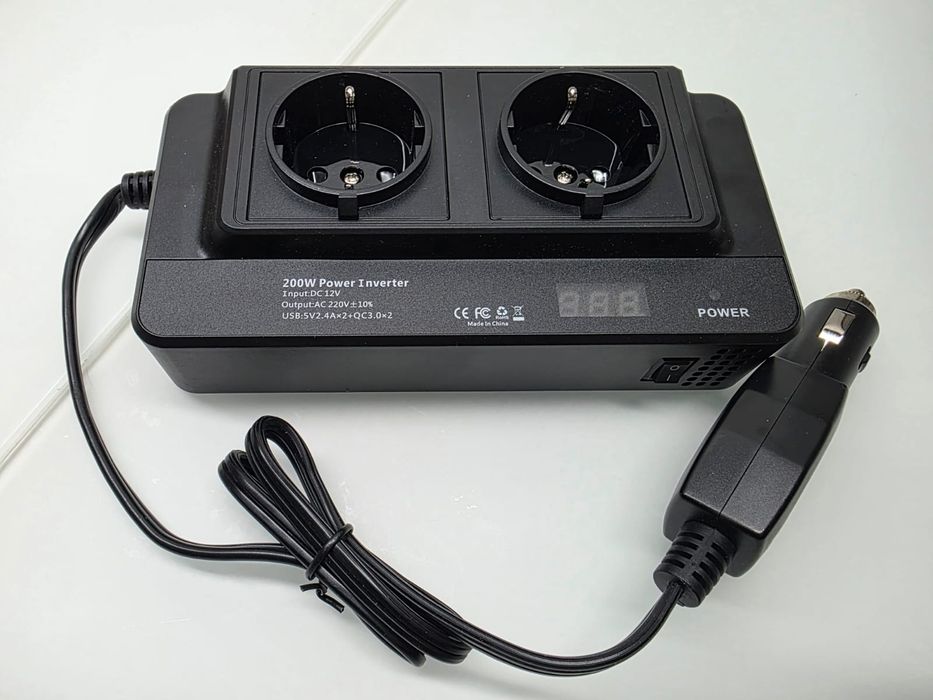 Автомобильный инвертор 12v на 200w