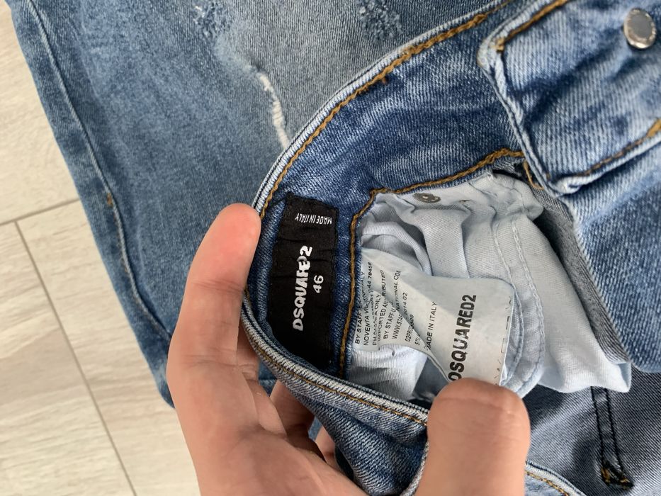 Jeansy Dsquared2 drip