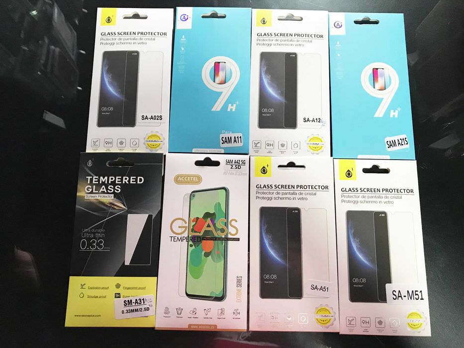 Película de vidro temperado para TODOS OS MODELOS Samsung