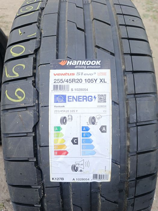 (C) Nowe opony letnie 255/45/20 Hankook RUN FLAT 2 sztuki 24r