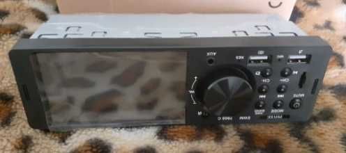 Auto Radio 1 DIN – Ecrã Tátil 4,1" HD | Bluetooth | USB | FM