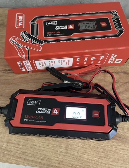 Зарядний пристрій для акумулятора IDEAL PRAKTIK CHARGER 4 LCD