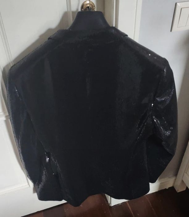 Blazer Lantejoulas Preto