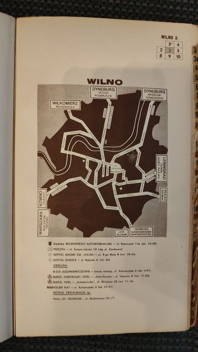 rzadko spotykany Atlas Dróg w Polsce 1939