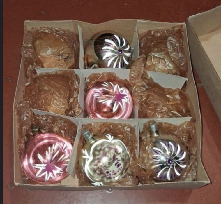 Ссср новогодние елочные игрушки  и шары