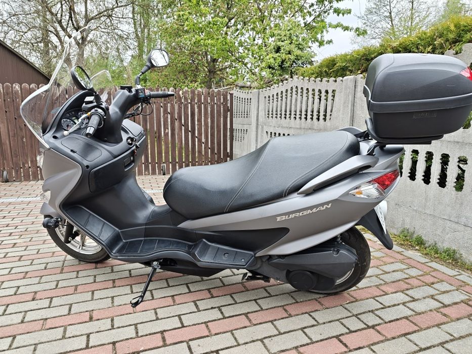 Suzuki Burgman 125 ABS 2015 kat. B • Grzane manetki • Super stan
