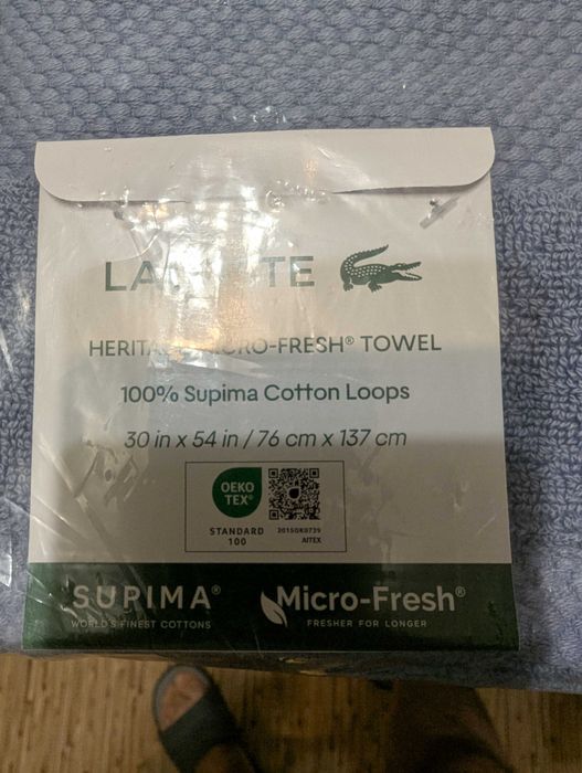 Рушник банний Lacoste