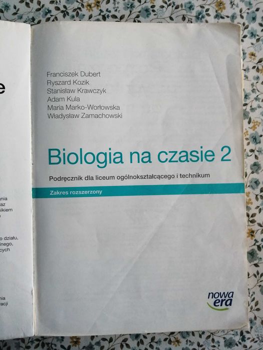 Biologia na czasie 2 | Zakres rozszerzony | Nowa era