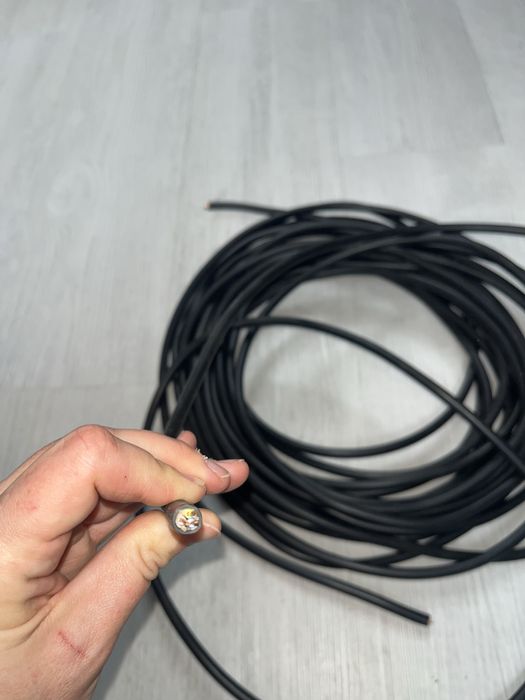 Przewód 3x1 0,6kV YKY czarny 16mb