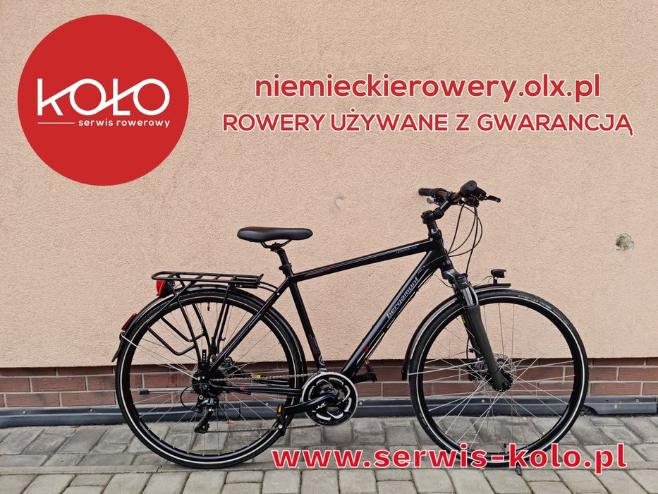 Rower męski trekkingowy BERGAMONT koła 28 SHIMANO DEORE XT aluminium