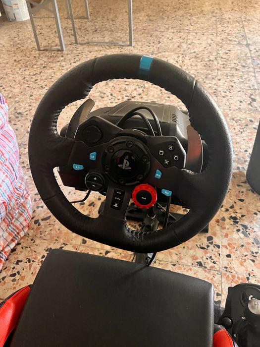 Setup Completo PS5 Racing – Volante + Pedais + Cockpit