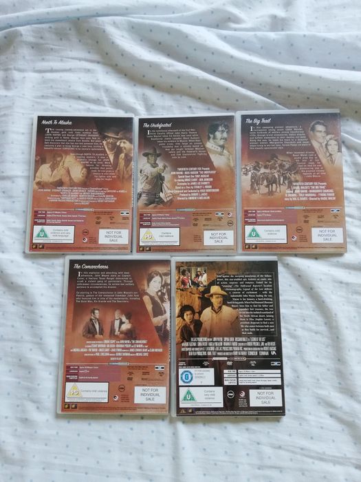 Colecção John Wayne em dvd - 5 filmes (portes grátis)