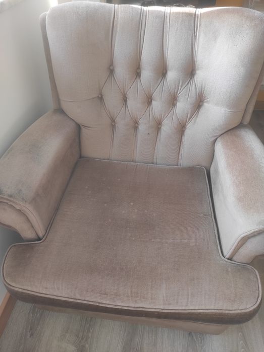 Sofá cama + poltronas