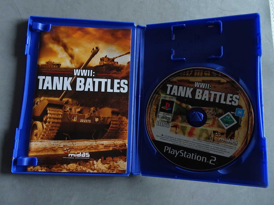Jogo Playstation 2 PS2 - WWII: Tank Battles