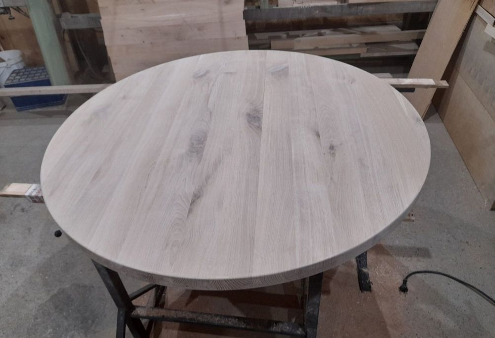 Blat dębowy okrągły