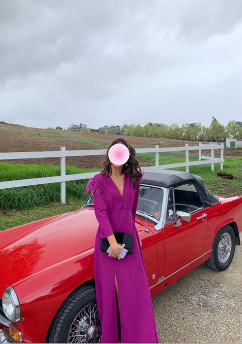 Vestido cerimónia Buganço roxo