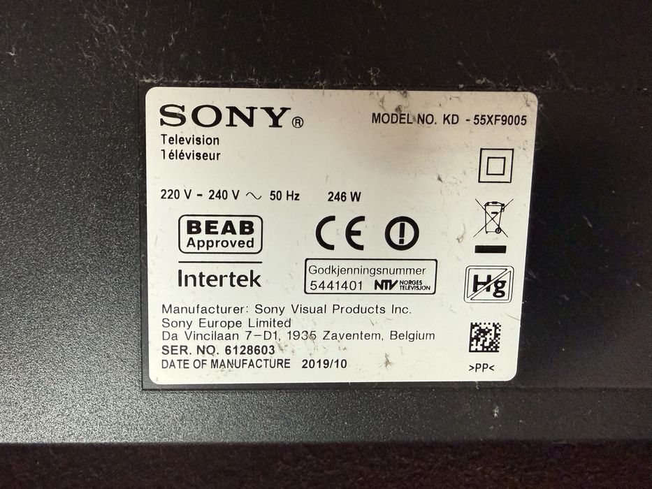 Sony KD 55XF9005