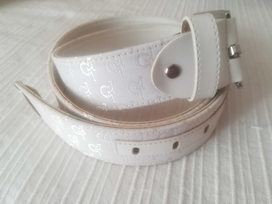 Cinto branco senhora mulher Rocco Barroco