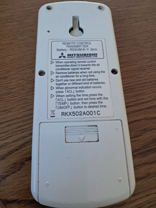 Pilot do klimatyzacji Mitsubishi