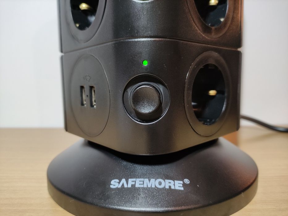 Extensão Elétrica 15 Tomadas + 2 USB