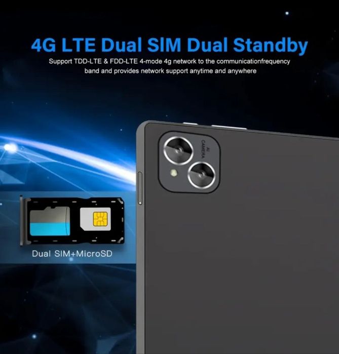 6/128Gb, новий планшет+чохол,мишка,клавіатура,підтримує Sim4G