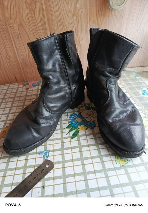 Сапоги зимние кожа. Размер 42