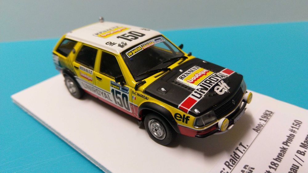 Renault 18 break Proto #150: Rali Dakar 1983 - Miniatura Norev escala 1/43