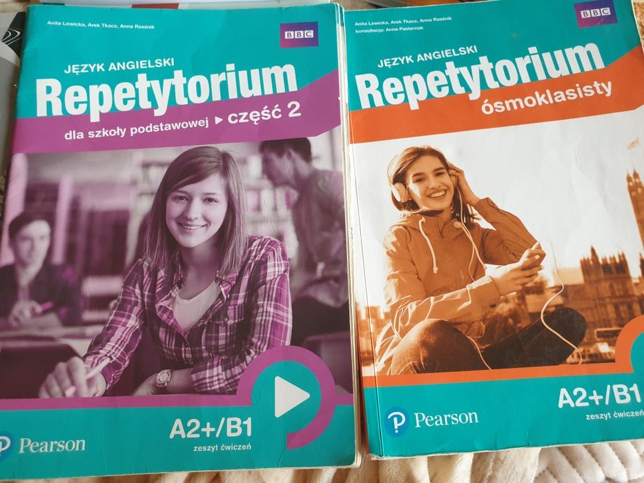 Zestaw repetytoriów dla ośmoklasisty matematyka angielski