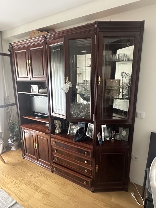 Movél de sala em madeira cerejeira em 3 módelos