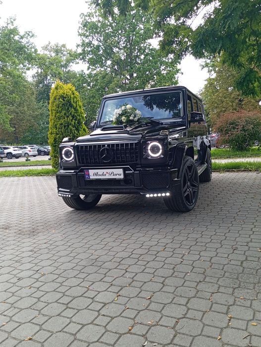 Auto samochód na ślub wesele Mercedes G klasa galenda wynajem