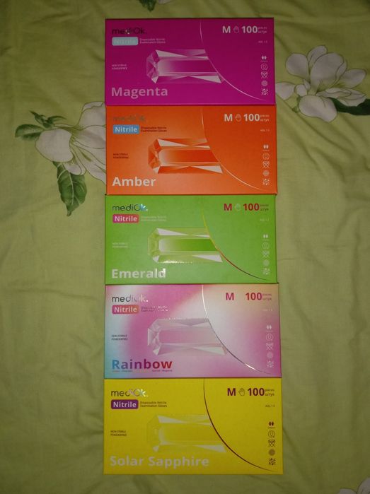 Рукавички нітрілові,вінілові,латексні.Перчатки нитриловые