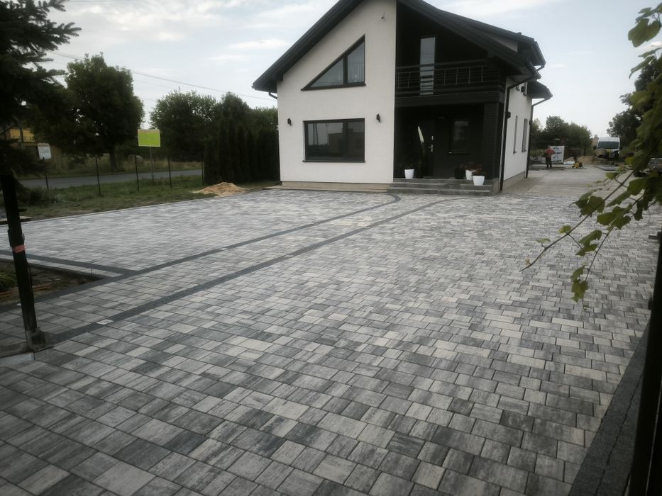 Układanie kostki brukowej , montaż ogrodzeń 3d