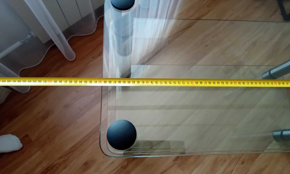 Szklany stolik kawowy lub rtv 62x90x42