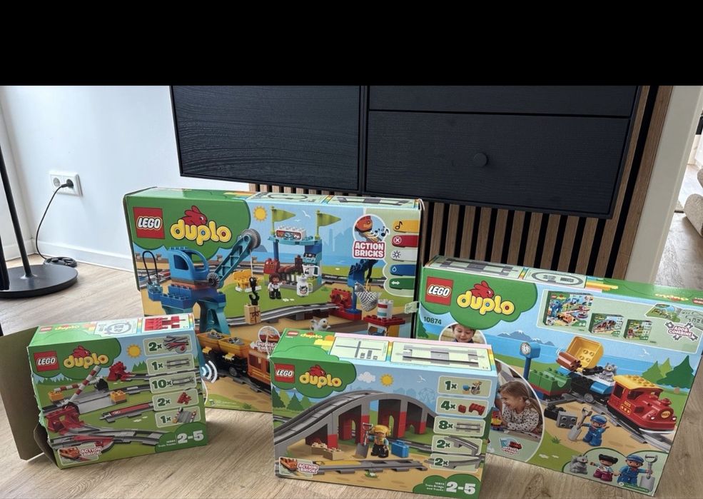 Lego Duplo з коробками та інструкціями