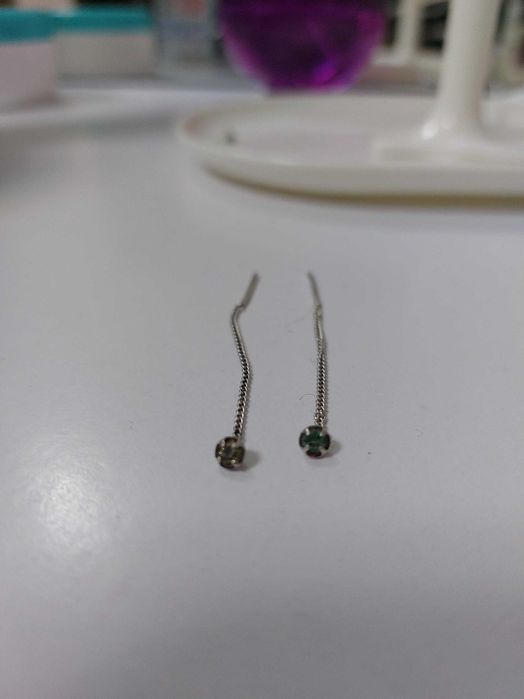 Серьги серебряные