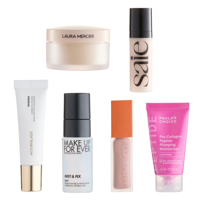 Набір косметики Cult beauty: the prep&set edit(hourglass,saie,laura)