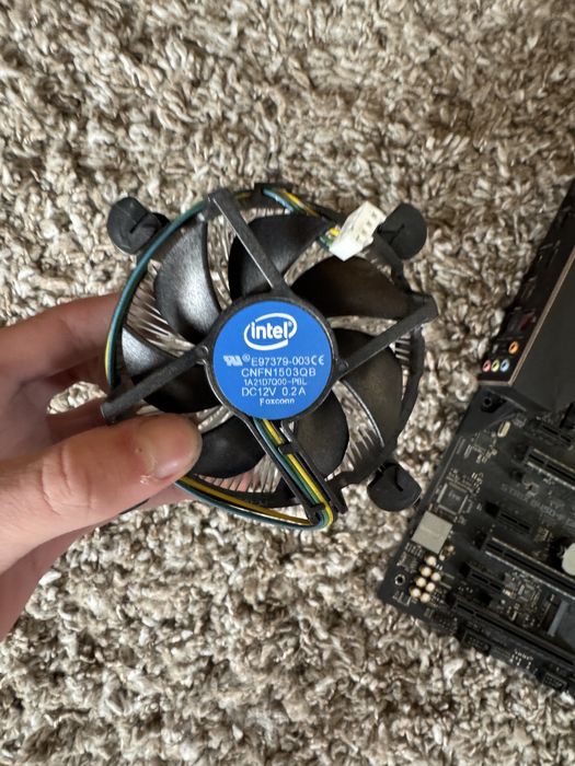 комплект asus rog b450f + ryzen 5 3600