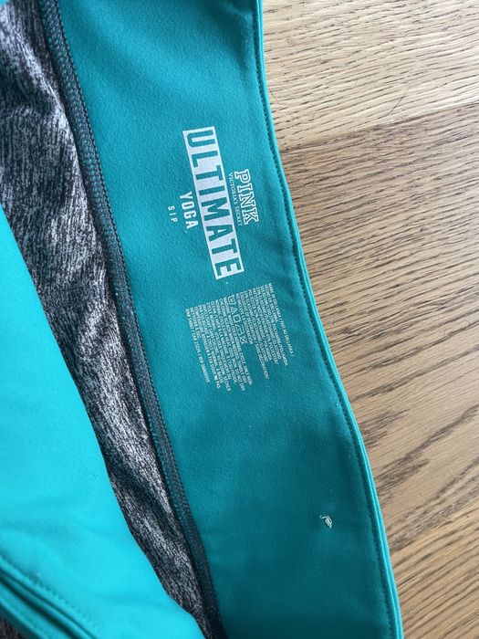 Legginsy Pink Victoria’s Secret Yoga S nowe szare