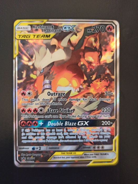 Karty pokemon Charizard Reshiram alt art