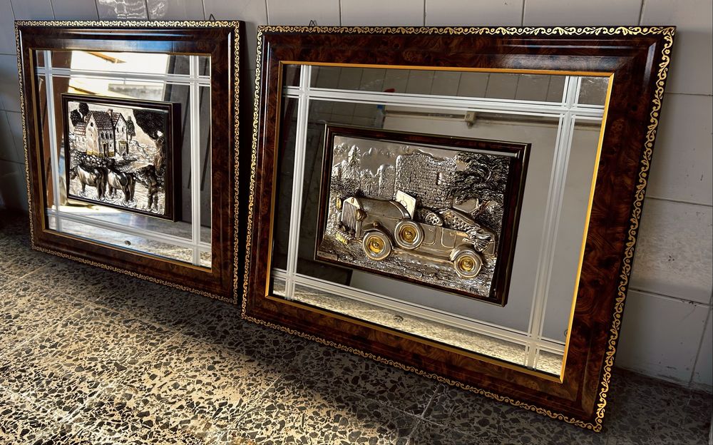 2 Quadros Rústicos/Vintage/Antigos