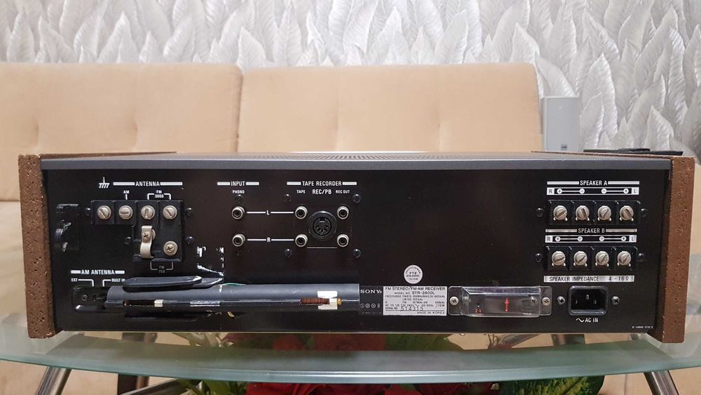 FACADE POUR AMPLI SONY STR-2800L / FACEPLATE VINTAGE HIFI