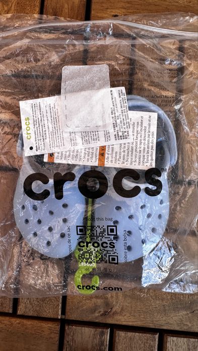 Crocs Classic Clog Criança Azul Claro/Turquesa – Tam. 22/23 (C6) – Novos