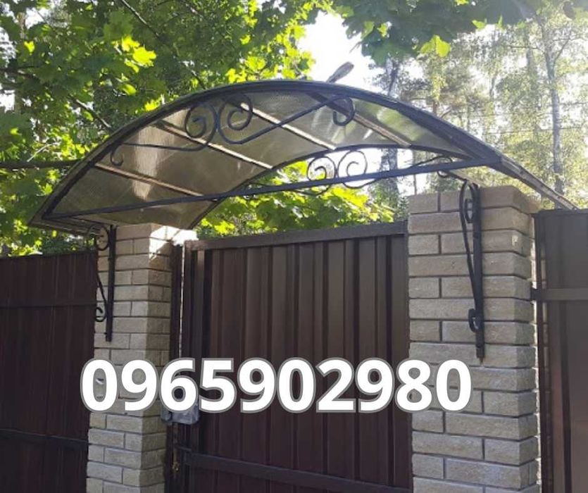 Продаём и заменяем поликарбонат на козырьках НЕ ДОРОГО