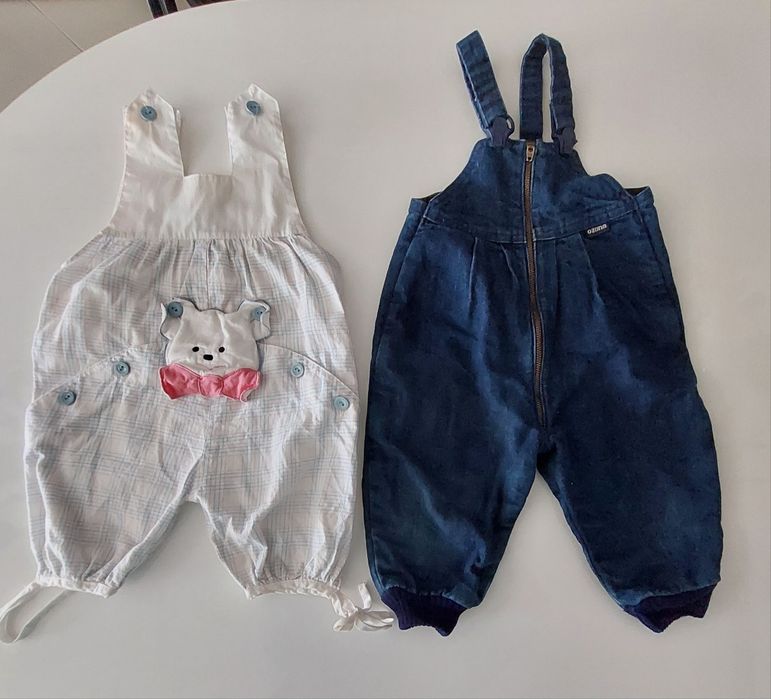 Lote de roupa de bebé.