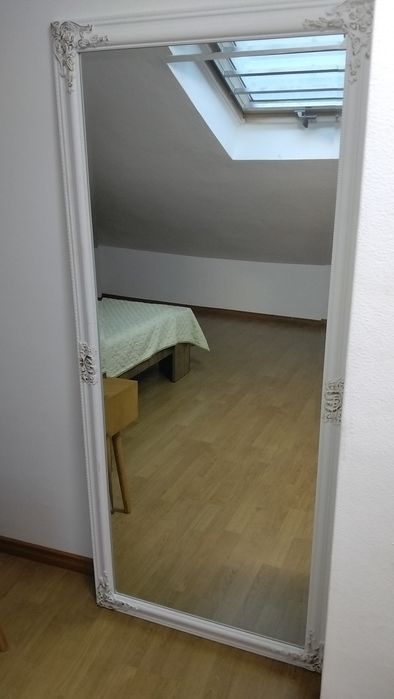 Espelho de parede Tamanho Grande na Cor Branca