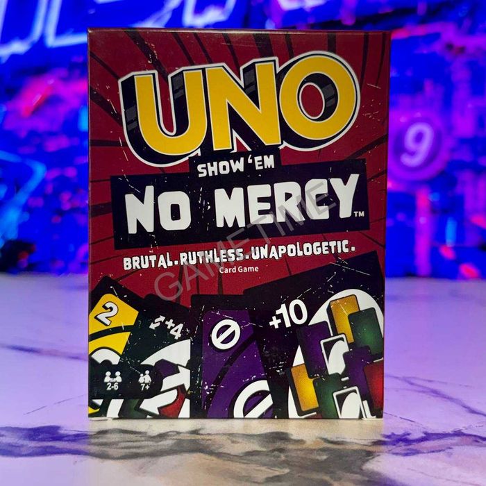 Настільна карткова гра UNO No Mercy уно безжальна