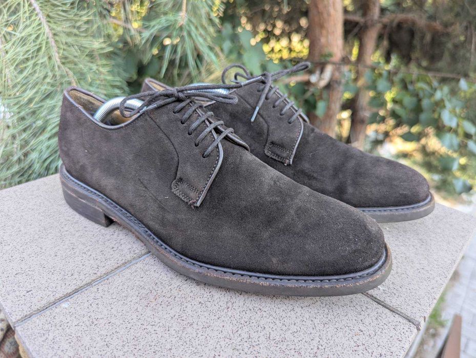 Чоловічі коричневі замшеві туфлі дербі Sebago