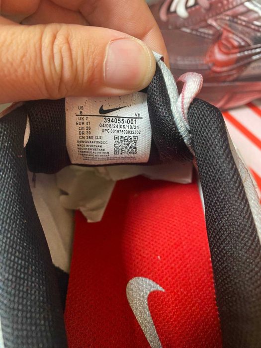 Мужские кроссовки Nike Initiator Custom "Red" Размеры 41-45