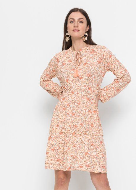 B.P.C sukienka dżersejowa frędzle ^36/38